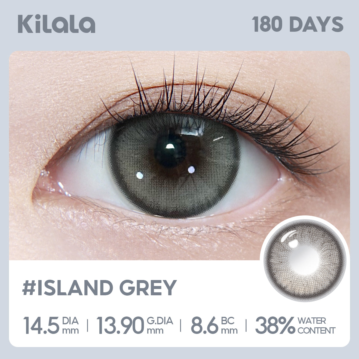 Island Grey – Dia: 14.5mm