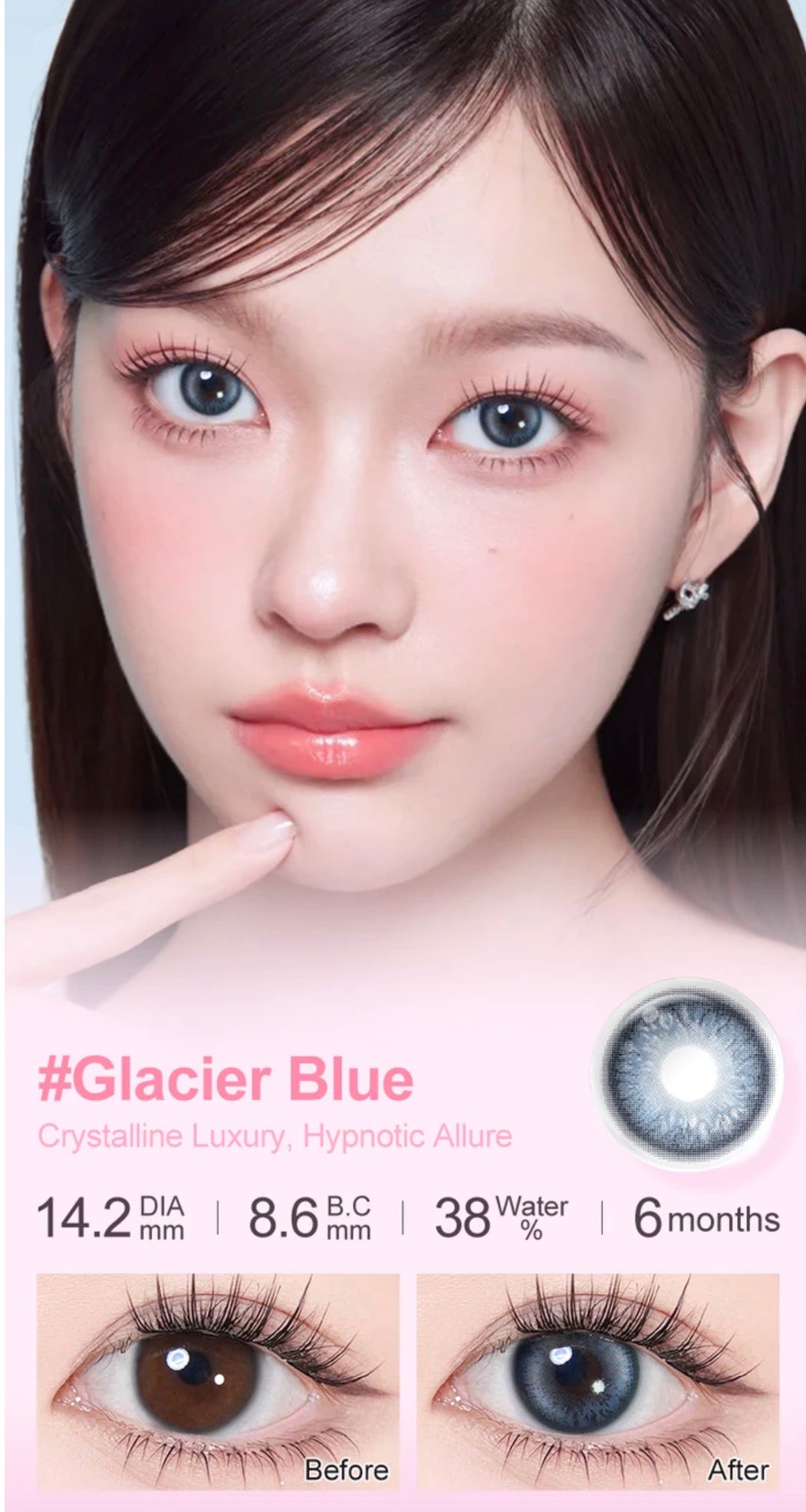Glacier Blue • 14.2 mm