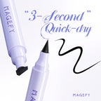 2 - IN - 1 Black Liquid & Stamp Eyeliner