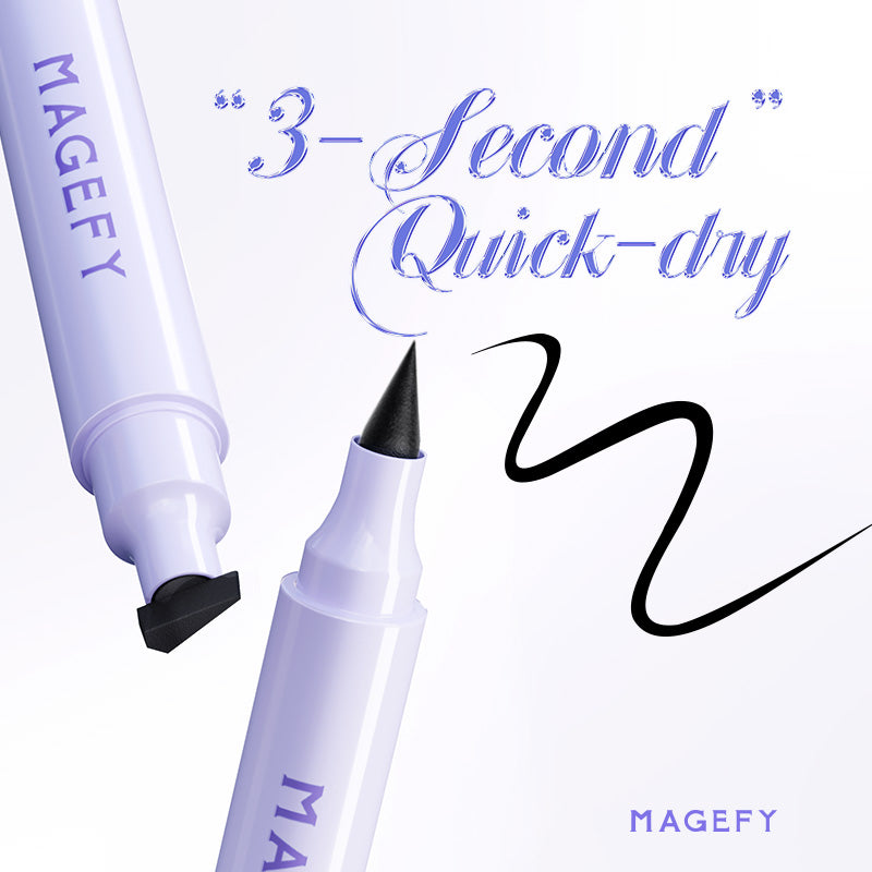 2 - IN - 1 Black Liquid & Stamp Eyeliner