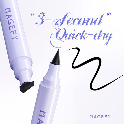 2 - IN - 1 Black Liquid & Stamp Eyeliner