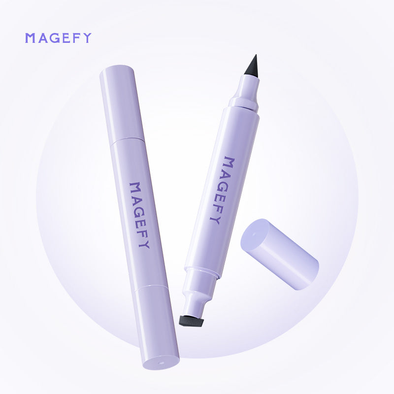 2 - IN - 1 Black Liquid & Stamp Eyeliner
