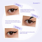 2 - IN - 1 Black Liquid & Stamp Eyeliner