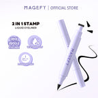 2 - IN - 1 Black Liquid & Stamp Eyeliner